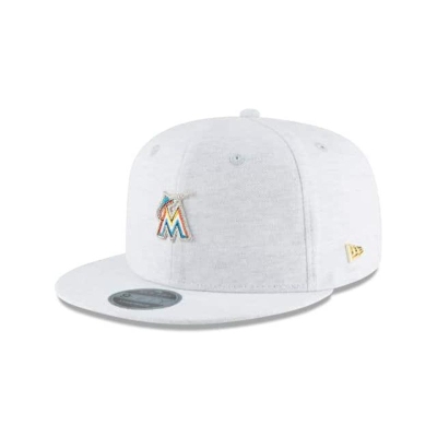 Miami Marlins Gorra | New Era MLB Micro Stitch 9fifty Snapback Cap Mexico - Grises